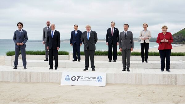 Саммит G7 в Великобритании в Карбис-Бэй, Великобритания. Архивное фото - Sputnik Кыргызстан