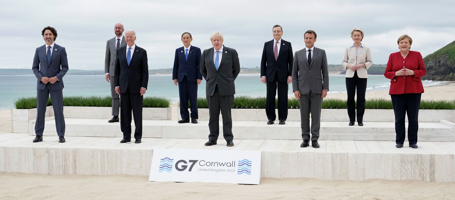 Саммит G7 в Великобритании в Карбис-Бэй, Великобритания. Архивное фото - Sputnik Кыргызстан, 1920, 17.06.2021