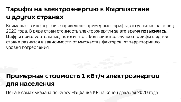 Тарифы на электроэнергию в Кыргызстане и других странах - Sputnik Кыргызстан