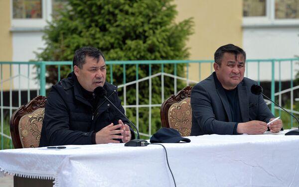 Жапаров отметил важность реализации проекта, который может стать двигателем экономики Нарынской области - Sputnik Кыргызстан