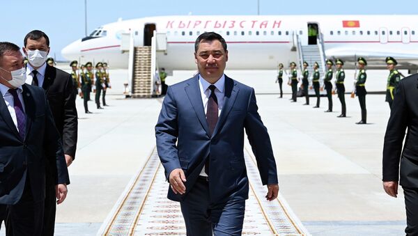 Кыргызстандын президенти Садыр Жапаров Ашхабад шаарында - Sputnik Кыргызстан