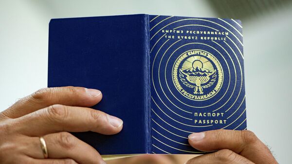 Биометрический общегражданский паспорт гражданина Кыргызской Республики. Архивное фото - Sputnik Кыргызстан