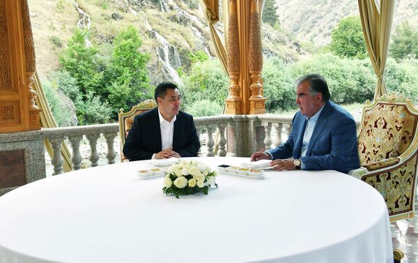 Официальный визит президента Кыргызстана Садыра Жапарова в Таджикистан - Sputnik Кыргызстан