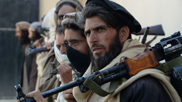 Талибан террордун кыймылынын согушкерлери. Архив - Sputnik Кыргызстан