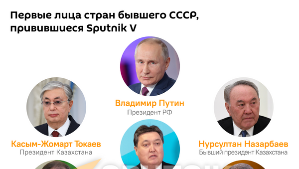 Первые лица стран бывшего СССР, привившиеся Спутником V - Sputnik Кыргызстан