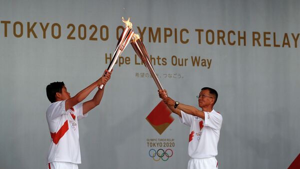 Эстафеты Олимпийского огня в Токио-2020 - Sputnik Кыргызстан