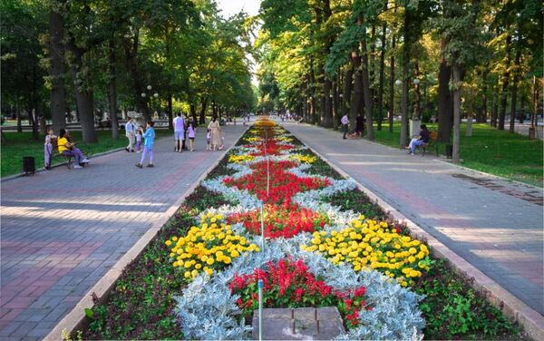 В Бишкеке появились новые цветочные композиции - Sputnik Кыргызстан