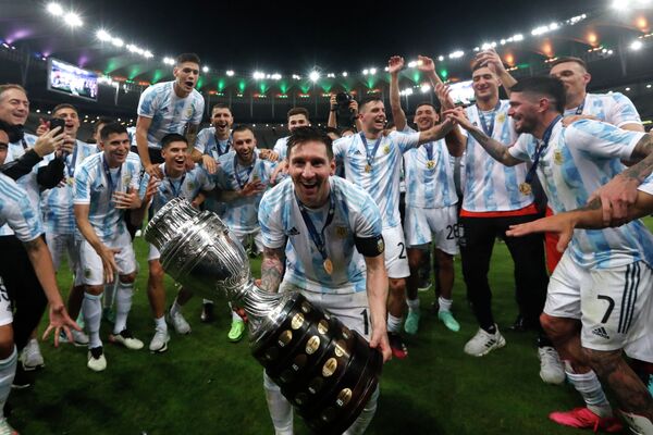 Победа Аргентина на Кубке Америки по футболу - Sputnik Кыргызстан