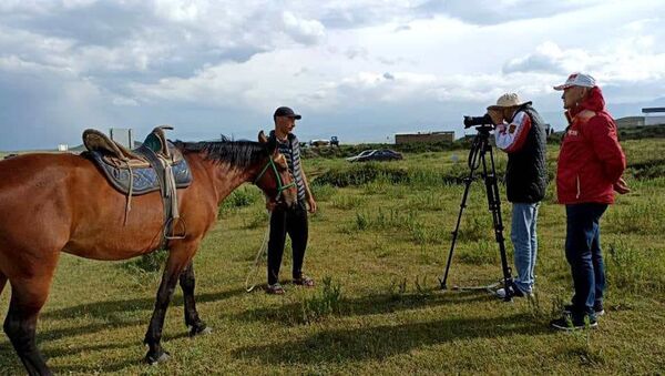 Съемки документального фильма про игру в кок-бору в Кыргызстане - Sputnik Кыргызстан