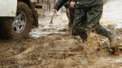 Гонка на внедорожниках в Волгоградской области