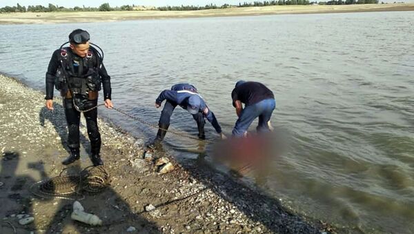 Поиски девушки, утонувшей в водохранилище в селе Гроздь  - Sputnik Кыргызстан