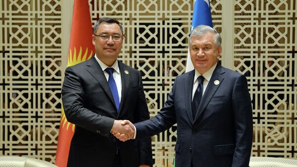 Президент Садыр Жапаров встретился с президентом Узбекистана Шавкатом Мирзиёевым. Архивное фото - Sputnik Кыргызстан