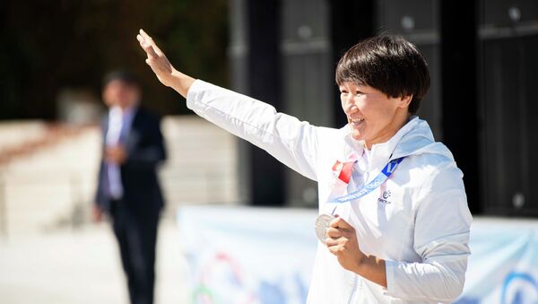 Серебряная медалистка Олимпийских игр в Токио Айсулуу Тыныбекова - Sputnik Кыргызстан