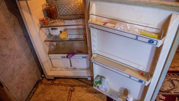 Пустой холодильник. Архивное фото - Sputnik Кыргызстан