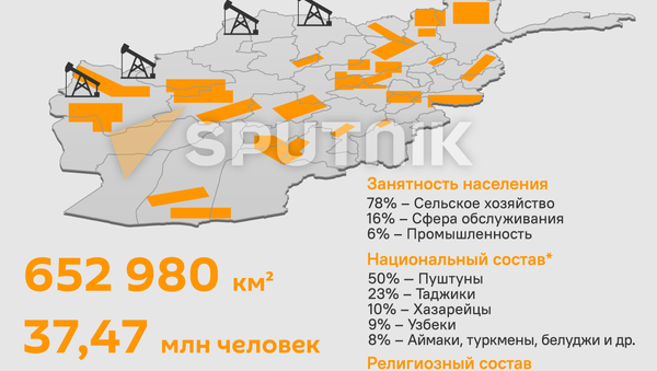 Афганистан: население и ресурсы - Sputnik Кыргызстан