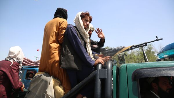 Боевики движения Талибан в Кабуле, Афганистан - Sputnik Кыргызстан