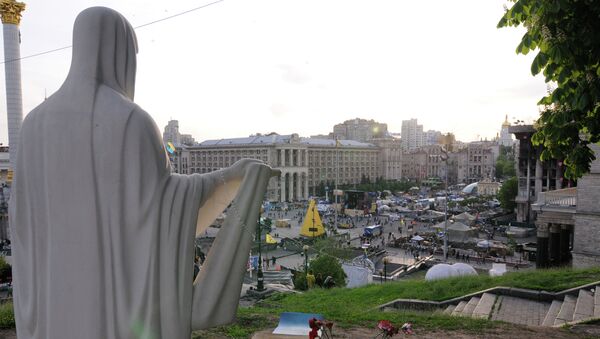 Вид на площадь Независимости в Киеве. Архивное фото - Sputnik Кыргызстан
