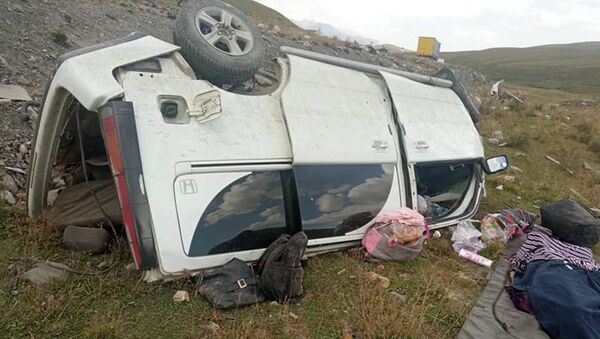 Страшная авария в Суусамырской долине  - Sputnik Кыргызстан