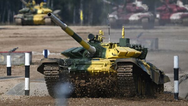 Кыргызстан аскер кызматкерлеринен Т-72В3 танкы - Sputnik Кыргызстан