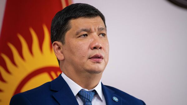 Начальник Управления контроля исполнения решений президента и кабмина Айбек Джунушалиев. Архивное фото - Sputnik Кыргызстан