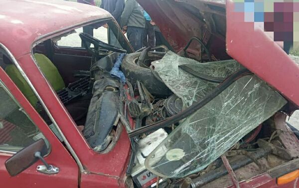 В Кочкорском районе произошло жесткое столкновение двух автомобилей - Sputnik Кыргызстан