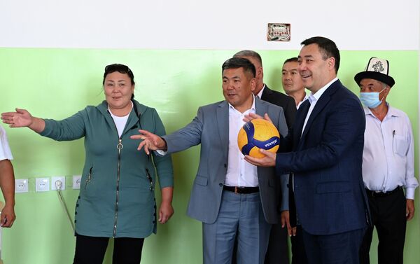 Президент Садыр Жапаров Баткенге болгон иш сапары - Sputnik Кыргызстан