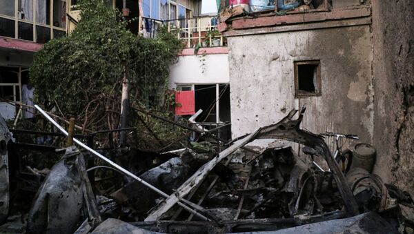 Ракетный обстрел жилого дома в Кабуле - Sputnik Кыргызстан