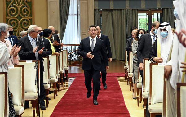 Президент Садыр Жапаров встретился с главами посольств и международных организаций в честь празднования 30-летия независимости республики - Sputnik Кыргызстан