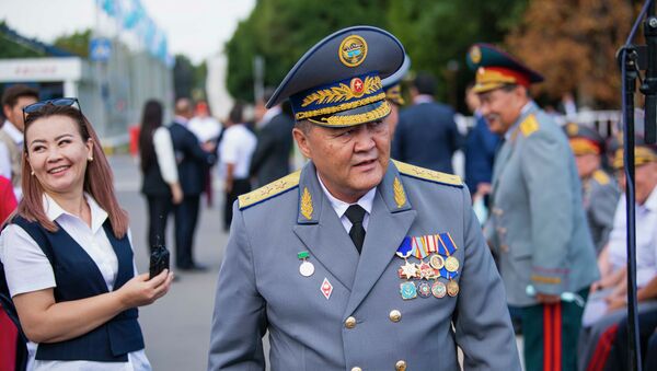 Председатель ГКНБ Камчыбек Ташиев на праздновании 30-летия Дня независимости Кыргызстана на площади Ала-Тоо в Бишкеке - Sputnik Кыргызстан