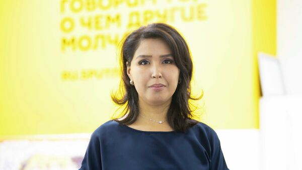 Начальник экспертного отдела Управления денежной наличности НБКР Дана Сайфуллина - Sputnik Кыргызстан