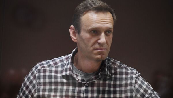 Алексей Навальный в зале Бабушкинского районного суда. Архивное фото - Sputnik Кыргызстан