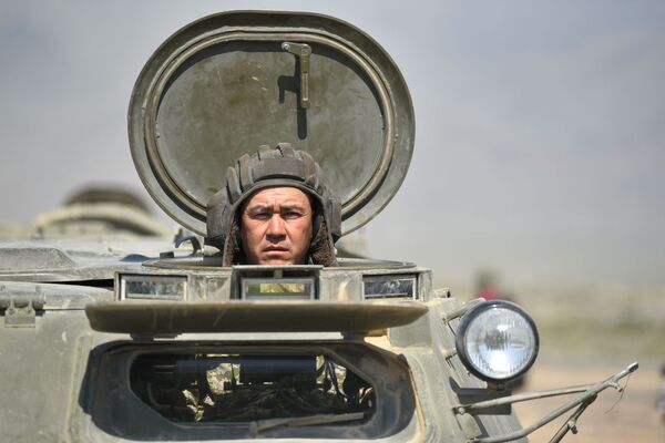 7-9 сентября в Иссык-Кульской области проходили учения Коллективных сил быстрого развертывания Центральноазиатского региона коллективной безопасности ОДКБ Рубеж-2021 - Sputnik Кыргызстан