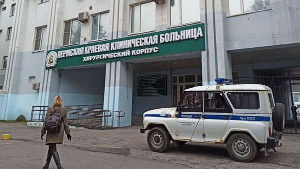 Пермская краевая клиническая больница, куда доставили пострадавших от стрельбы - Sputnik Кыргызстан