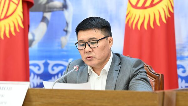 Депутат Жогорку Кенеша Тазабек Икрамов на заседании Комитета по международным делам, обороне и безопасности - Sputnik Кыргызстан