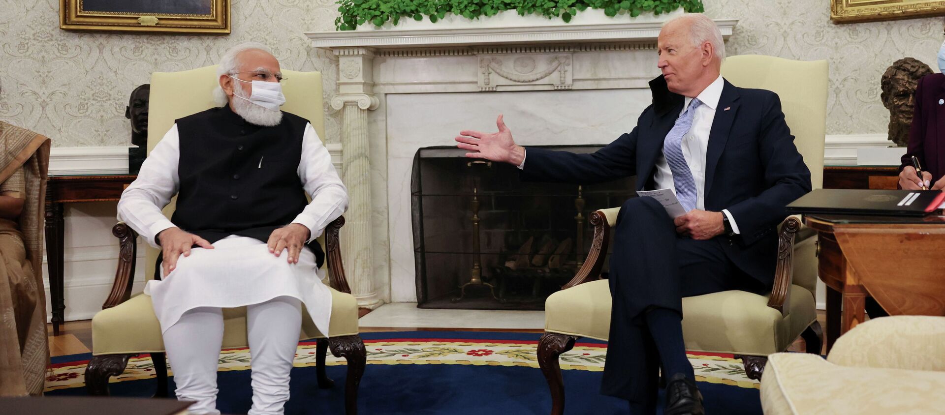 Встреча президента США Джо Байдена с премьер-министром Индии Нарендрой Моди  - Sputnik Кыргызстан, 1920, 25.09.2021