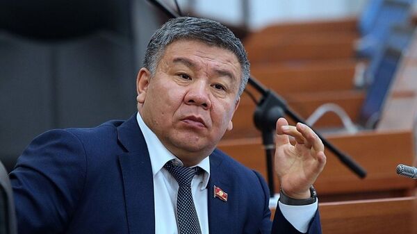 Бывший министра инвестиций КР Алмамбет Шыкмаматов. Архивное фото - Sputnik Кыргызстан