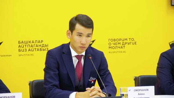 Вице-президент Международной федерации хоккея с шайбой (IIHF) по Азии и Океании Айваз Оморканов - Sputnik Кыргызстан