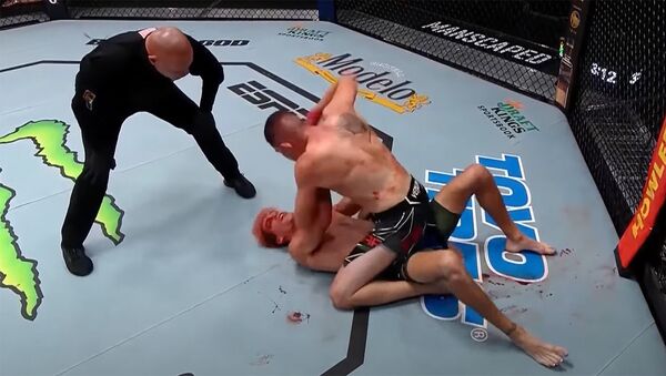 Весь октагон был в крови — видео лучших моментов с турнира UFC  - Sputnik Кыргызстан