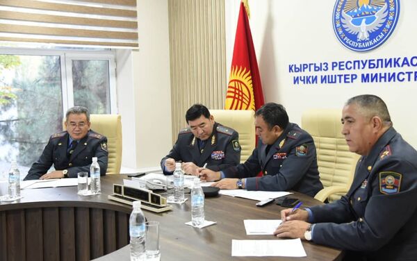 В МВД обсудили вопросы подготовки к предстоящим выборам в Жогорку Кенеш - Sputnik Кыргызстан