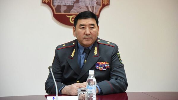 Церемония проводов ушедшего в отставку первого заместителя министра внутренних дел Суйуна Омурзакова - Sputnik Кыргызстан