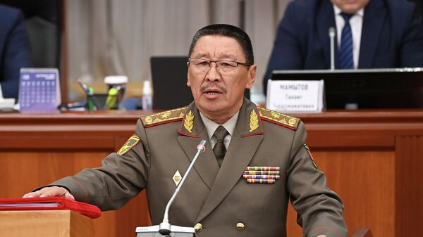 Министр обороны Бактыбек Бекболотов. Архивное фото - Sputnik Кыргызстан