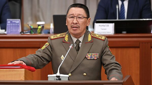 Министр обороны Бактыбек Бекболотов. Архивное фото - Sputnik Кыргызстан