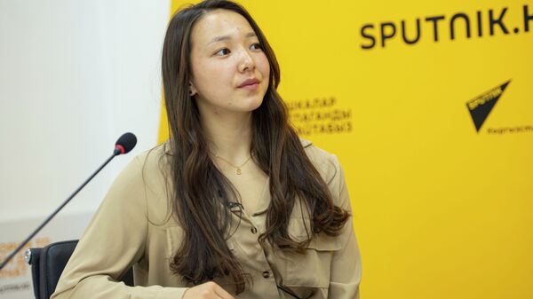 Призер чемпионата мира по женской борьбе среди молодежи Сезим Жуманазарова - Sputnik Кыргызстан