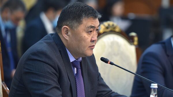 Министрлер кабинетинин төрагасынын орун басары, УКМК жетекчиси Камчыбек Ташиев  - Sputnik Кыргызстан