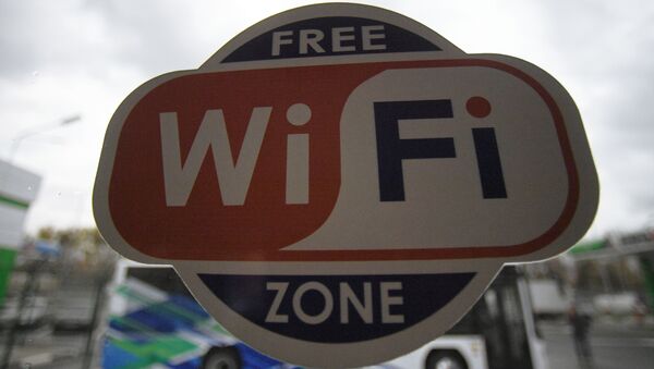Wi-Fi зона белгиси. Архив - Sputnik Кыргызстан