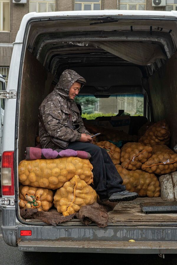 Акылбек Жапаров отметил, что, несмотря на засуху и маловодье, отечественные аграрии внесли значительный вклад в обеспечение населения продовольствием - Sputnik Кыргызстан