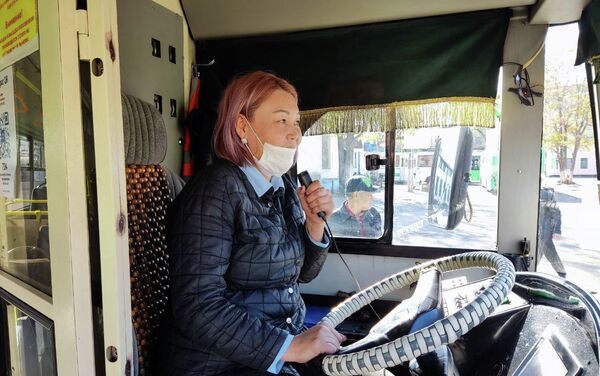 Соревнования организовали на специально оборудованном полигоне Бишкекского троллейбусного управления - Sputnik Кыргызстан
