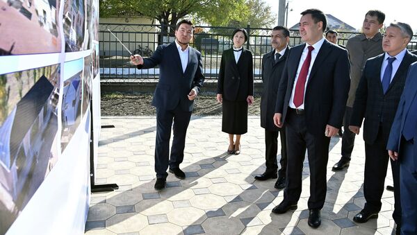 Открытие новой школы в селе Мыкан Аламудунского района Чуйской области - Sputnik Кыргызстан