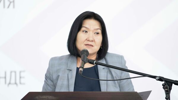 Билим берүү министринин орун басары Надира Жусупбекова. Архив - Sputnik Кыргызстан