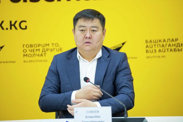Директор Государственного агентства водных ресурсов при Минсельхозе Алмазбек Сокеев - Sputnik Кыргызстан